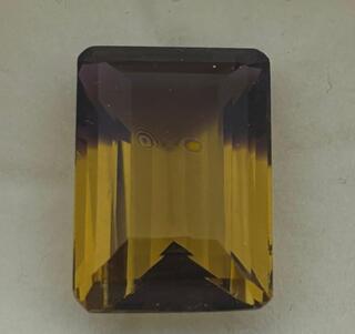 Ametrien – 18.32ct, Paars/Geel